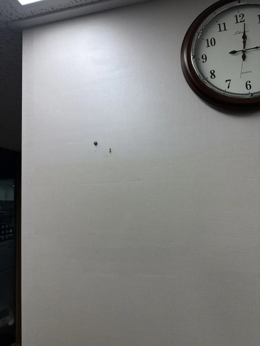 20년 된 붓글씨 말 그림 재표구, 한화비즈메트로2차 사무실 현장 사진 7